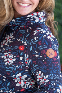 Soft Funnel Neck in Christmas Berry