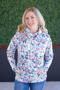 Soft Funnel Neck in Winter Berry