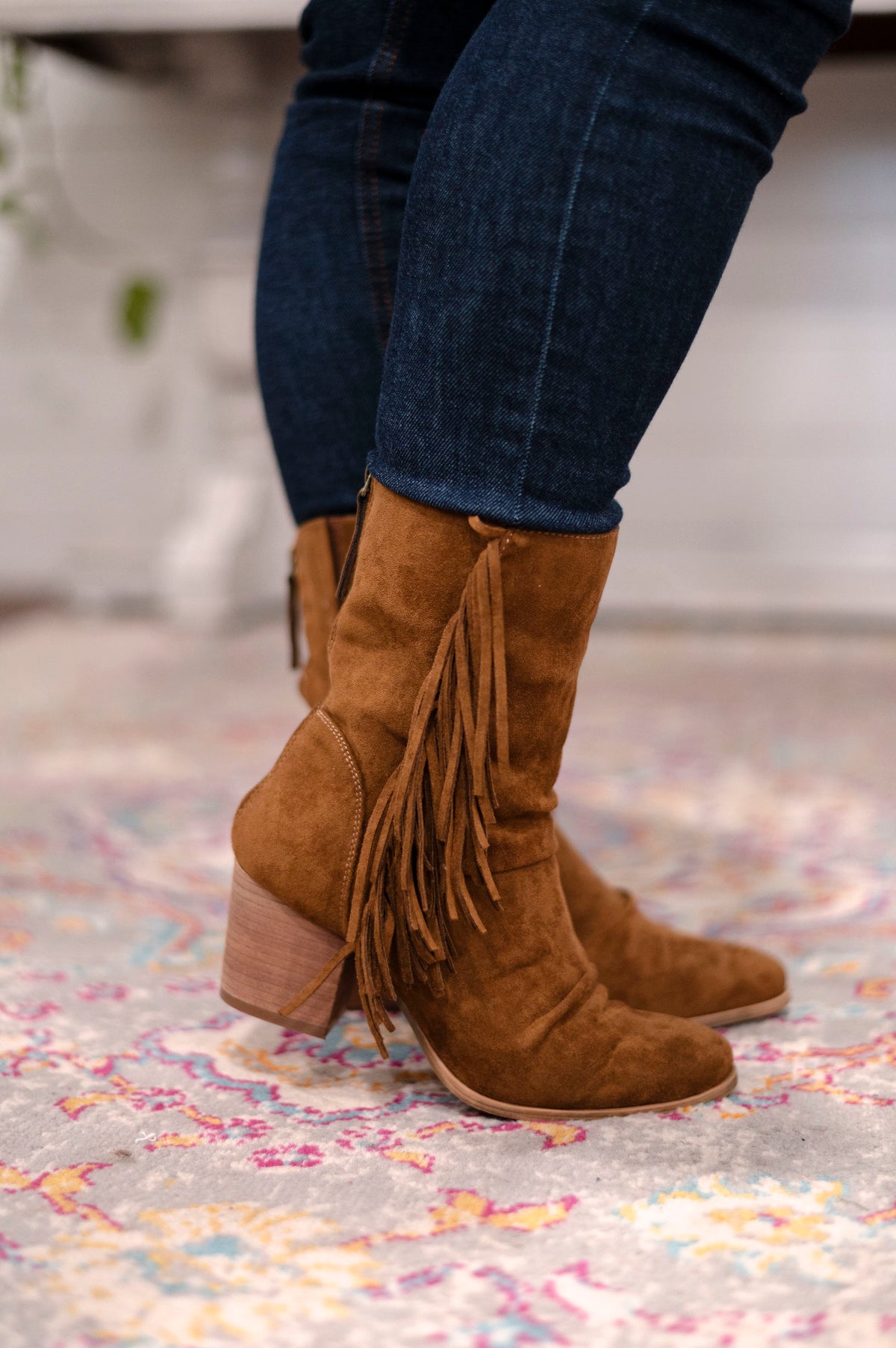 Foxie Fringe Boots by Very G
