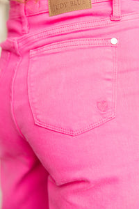 High Rise Garment Dyed 90's Straight Jeans by Judy Blue