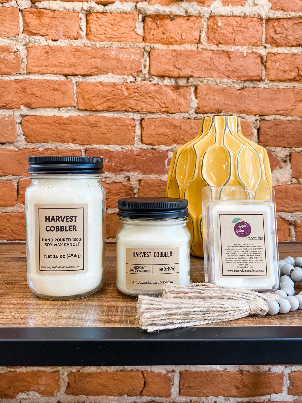 Harvest Cobbler Candle & Wax Melt - Boutique 1780