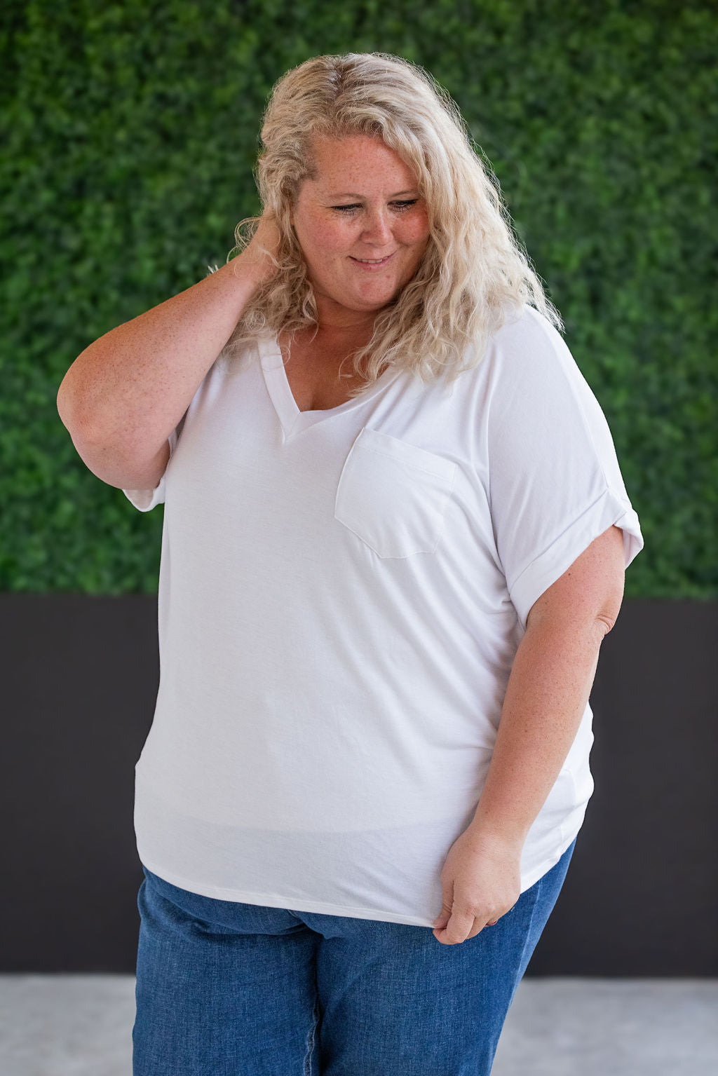 Sierra Pocket Top in White