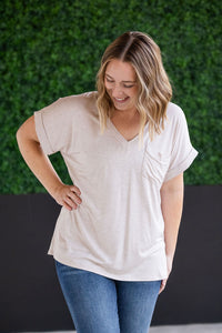 Sierra Pocket Top in Oatmeal