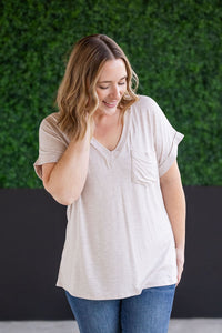 Sierra Pocket Top in Oatmeal