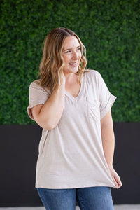 Sierra Pocket Top in Oatmeal