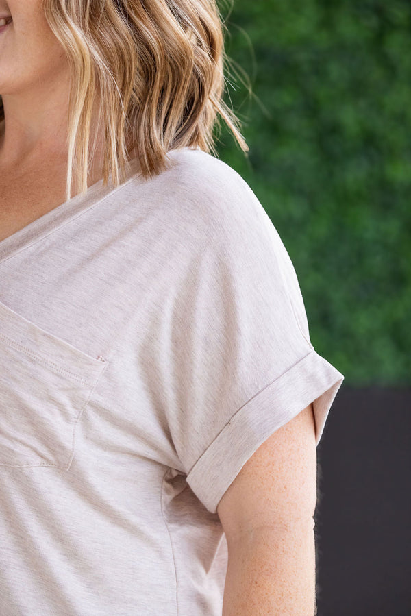 Sierra Pocket Top in Oatmeal