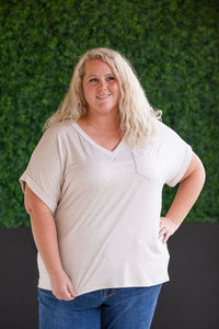 Sierra Pocket Top in Oatmeal