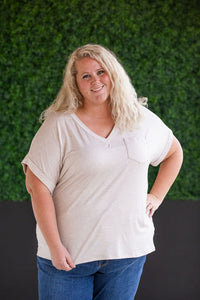 Sierra Pocket Top in Oatmeal