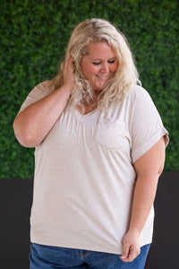 Sierra Pocket Top in Oatmeal