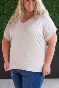 Sierra Pocket Top in Oatmeal