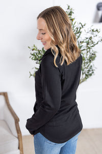 Mia Scuba Half zip in Black