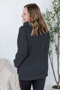 Vintage Wash Hoodie in Black