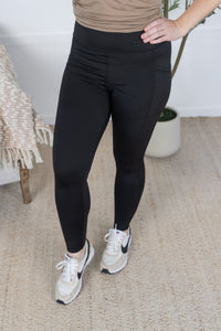 Women's Athleisure Leggings in Black