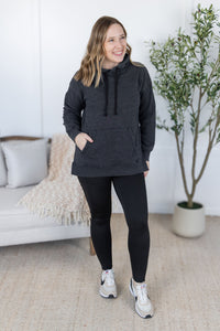 Vintage Wash Hoodie in Black