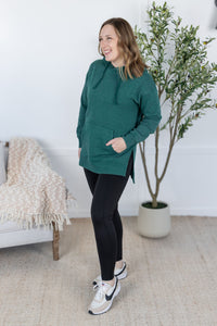 Vintage Wash Hoodie in Hunter Green