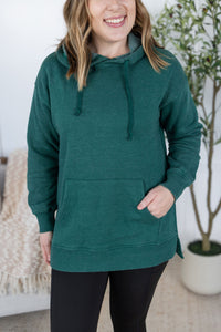 Vintage Wash Hoodie in Hunter Green