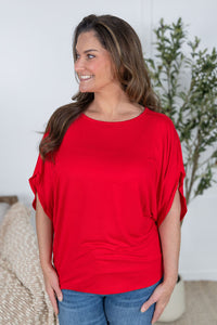 Darcy Dolman Top in Red
