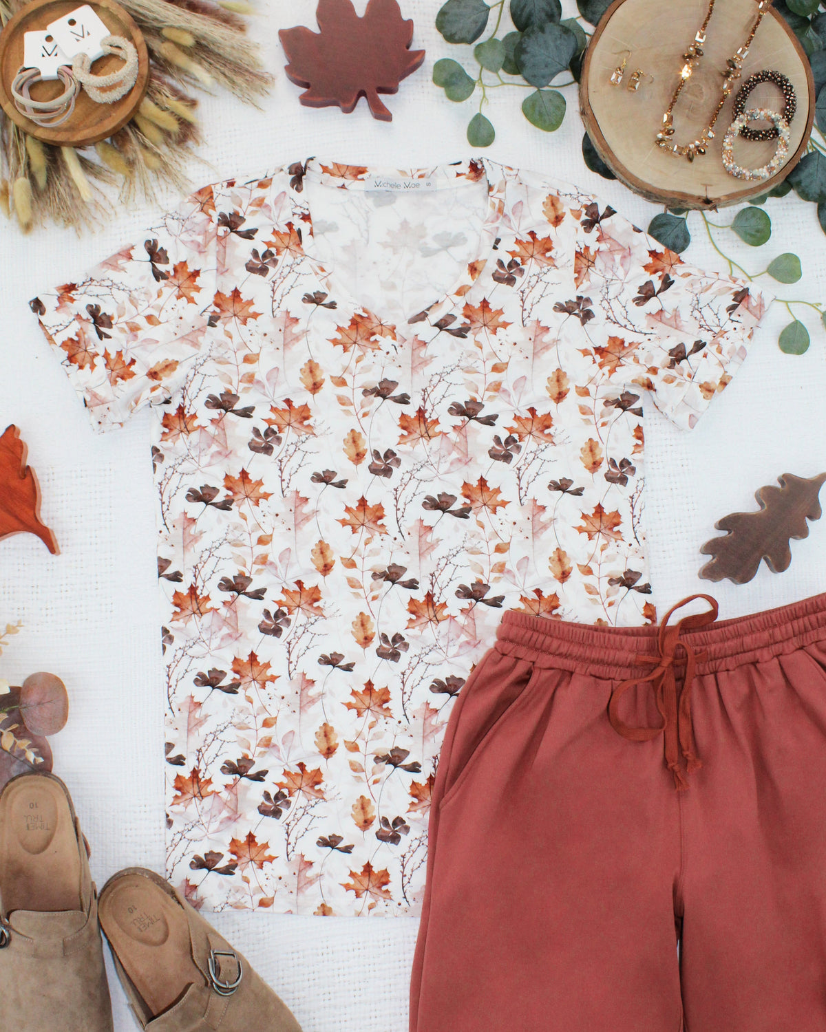 Sophie Top in Fall Foliage