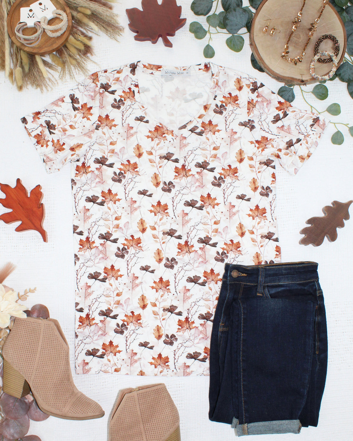 Sophie Top in Fall Foliage