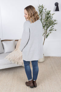 Layla Sweater Cardigan in Grey