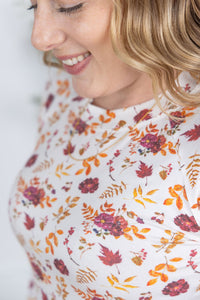 Blair Long Sleeve Top in Autumn Floral