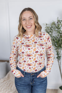 Blair Long Sleeve Top in Autumn Floral