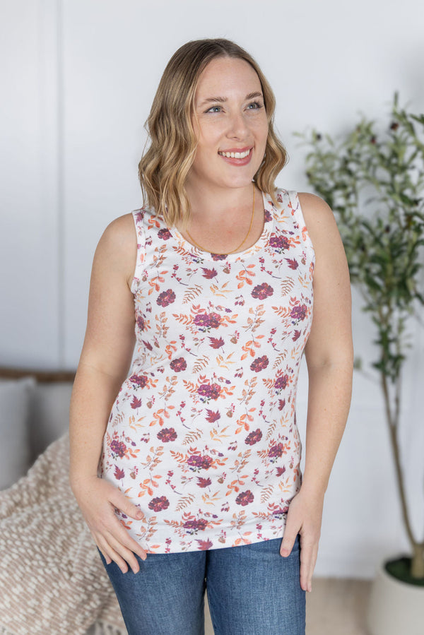 Ava Tank in Autumn Floral