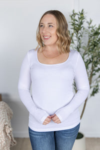 Alyssa Long Sleeve Top in White