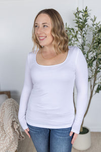 Alyssa Long Sleeve Top in White