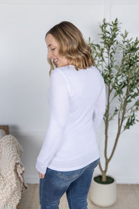Alyssa Long Sleeve Top in White