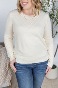 Evelyn Sweater in Ivory