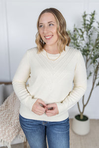 Evelyn Sweater in Ivory