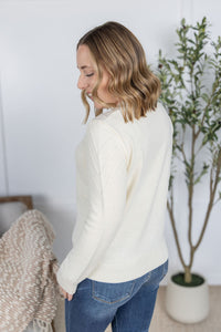 Evelyn Sweater in Ivory