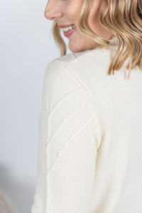 Evelyn Sweater in Ivory