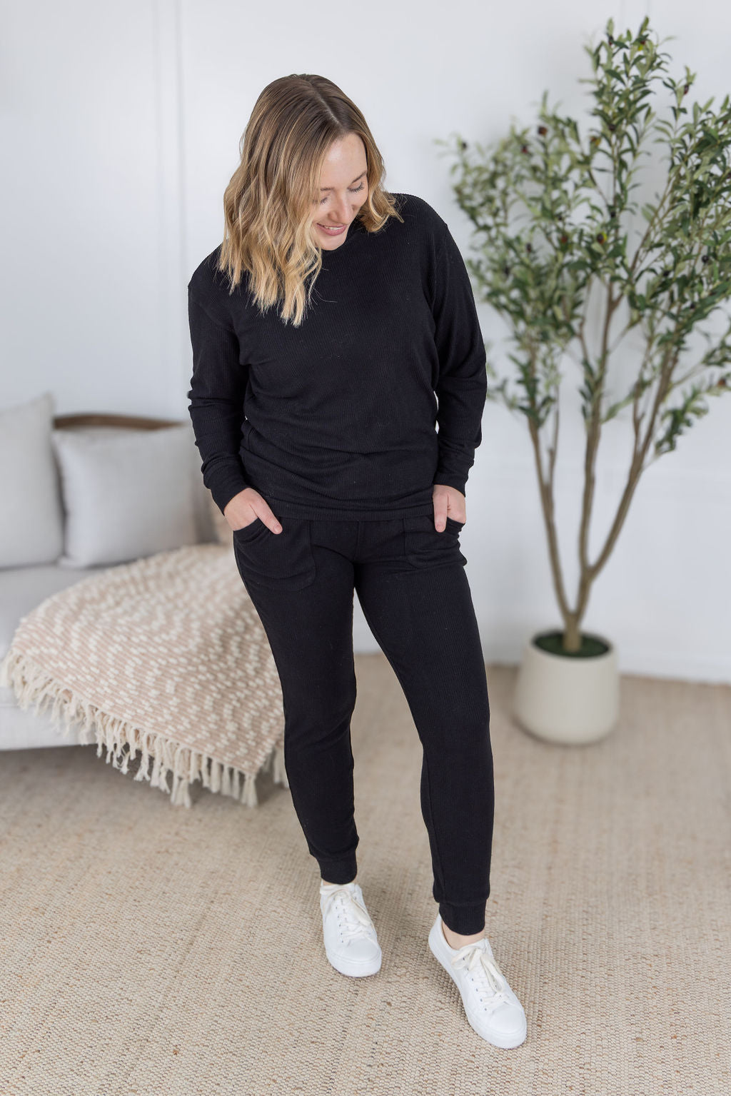 Corrine Joggers in Black