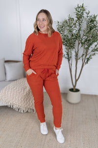 Corrine Joggers in Pumpkin