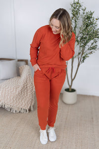 Corrine Joggers in Pumpkin