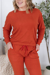 Corrine Joggers in Pumpkin
