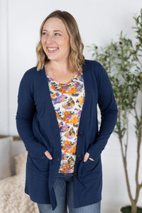 Cori Cardigan in Navy