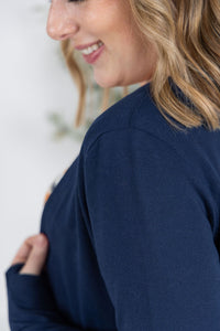 Cori Cardigan in Navy