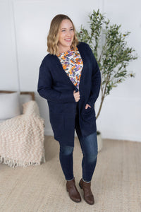 Madison Cozy Cardigan in Navy