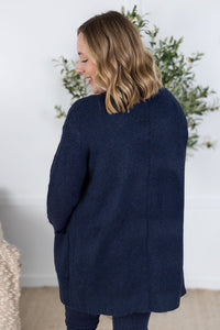 Madison Cozy Cardigan in Navy