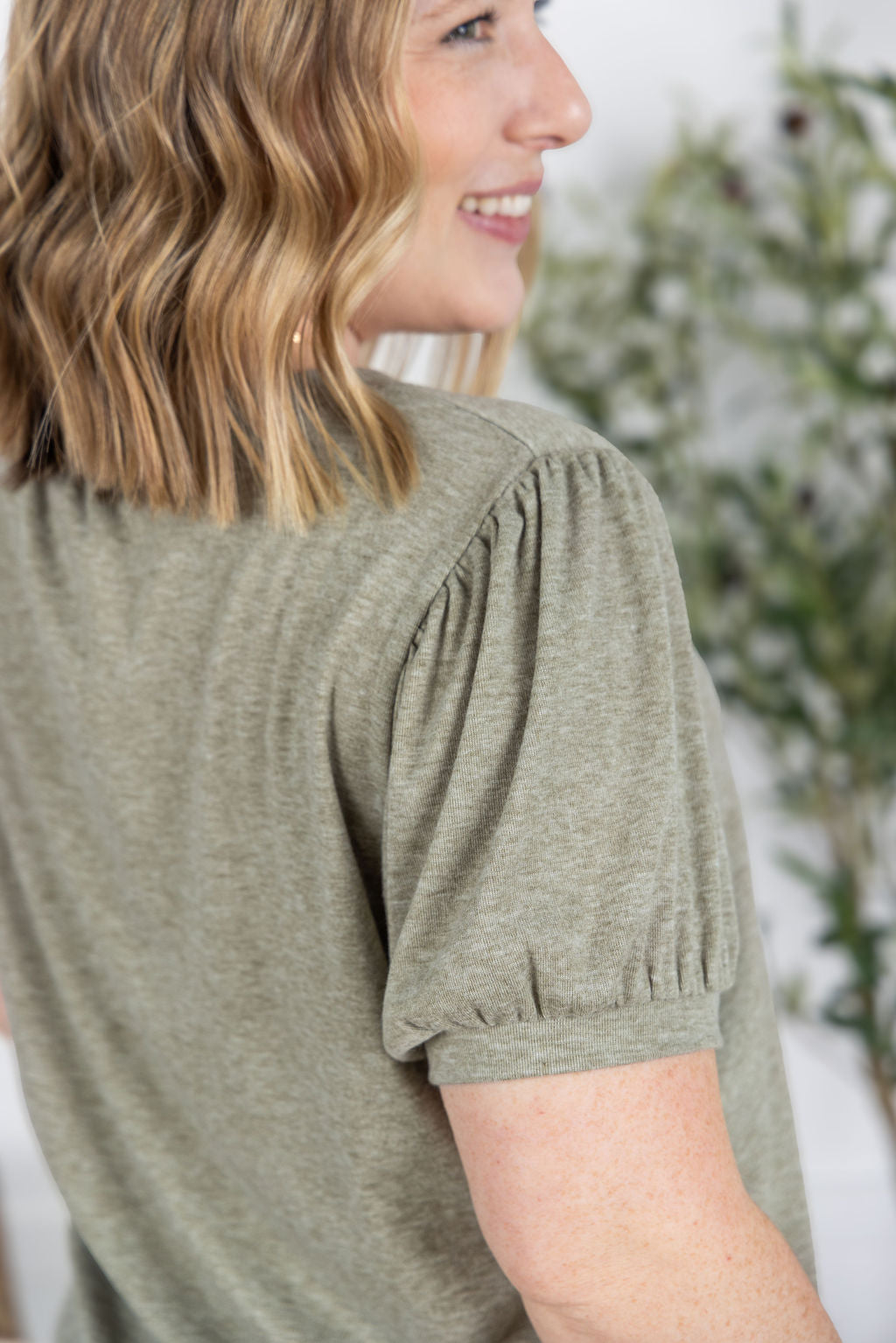 Katie Cozy Top in Sage