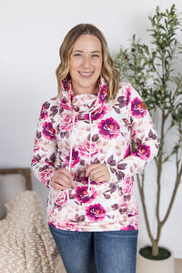 Soft Funnel Neck in Autumn Blossom