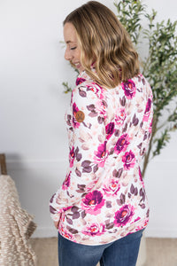 Soft Funnel Neck in Autumn Blossom