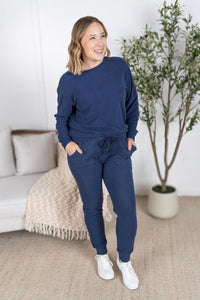 Corrine Joggers in Navy