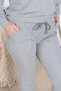 Corrine Joggers in Light Grey