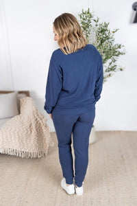 Corrine Joggers in Navy