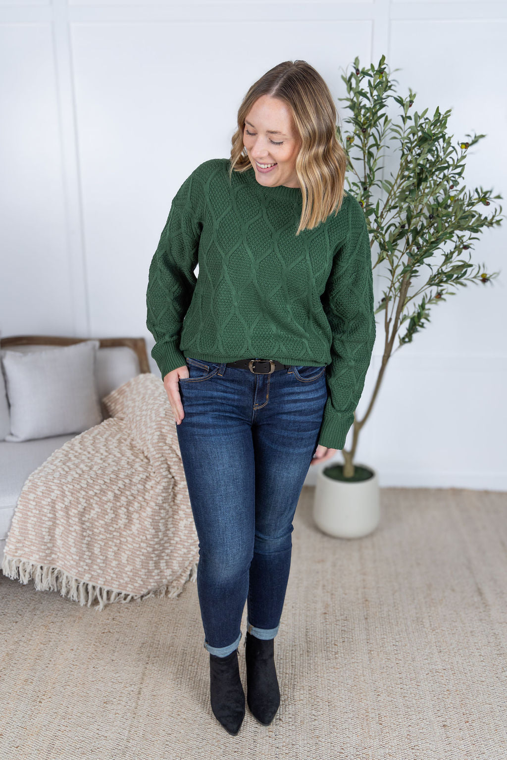 Carson Pullover in Green