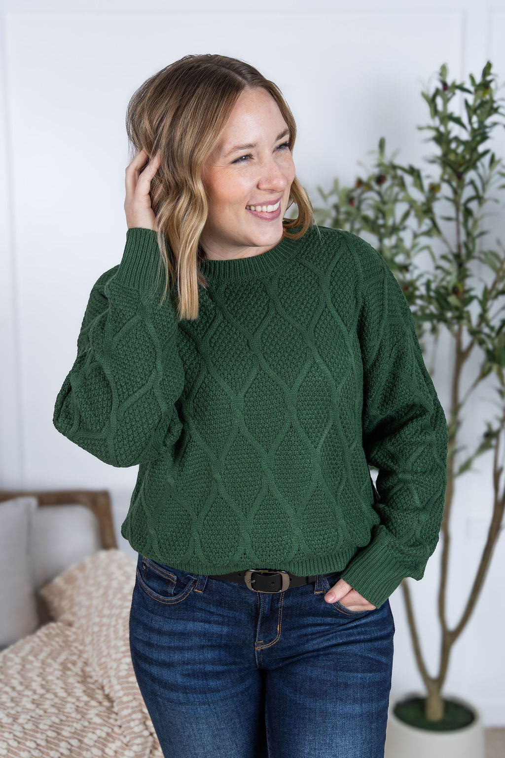 Carson Pullover in Green